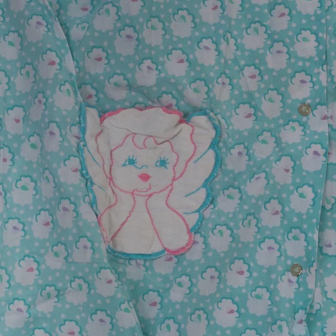 Vintage VINTAGE Society Nightgown Cotton Floral Nightgown L Medium Womens Size ONE SIZE - 2 Thumbnail