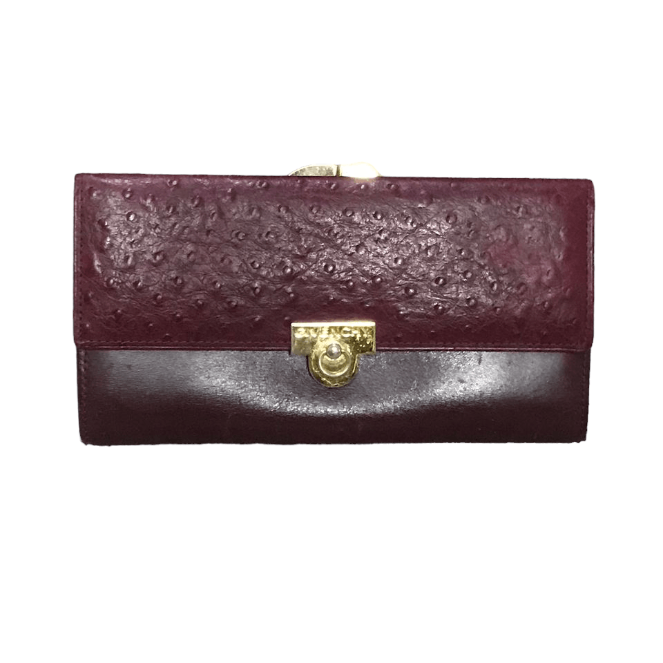 Genuine Leather × Givenchy × Vintage Vintage Givenchy Long Leather Purse Size ONE SIZE - 1 Thumbnail