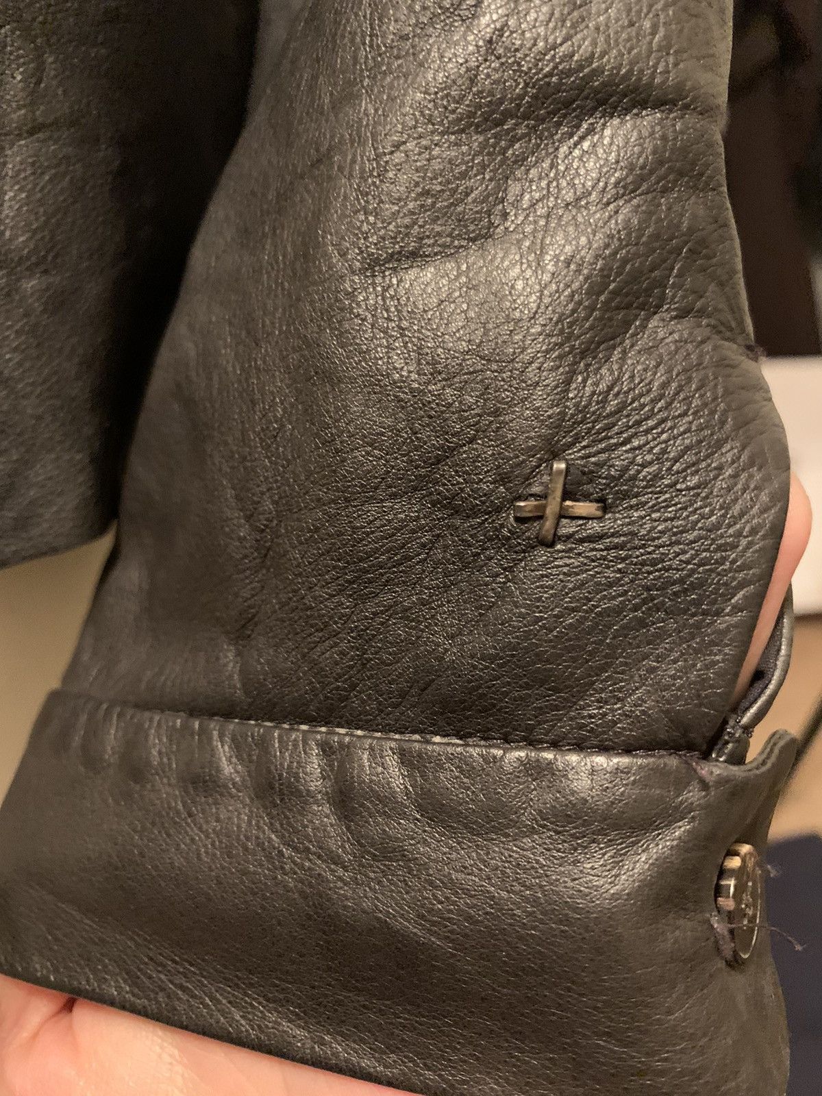 Ma+ Ma+ Leather Shirt EU42 Size US XS / EU 42 / 0 - 4 Thumbnail
