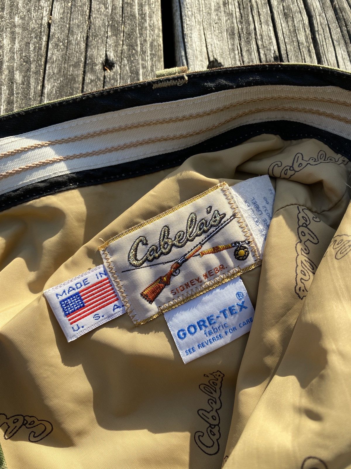 Cabelas × Vintage 80s Cabela's camo goretex hunting pants 32 Size US 32 / EU 48 - 4 Thumbnail