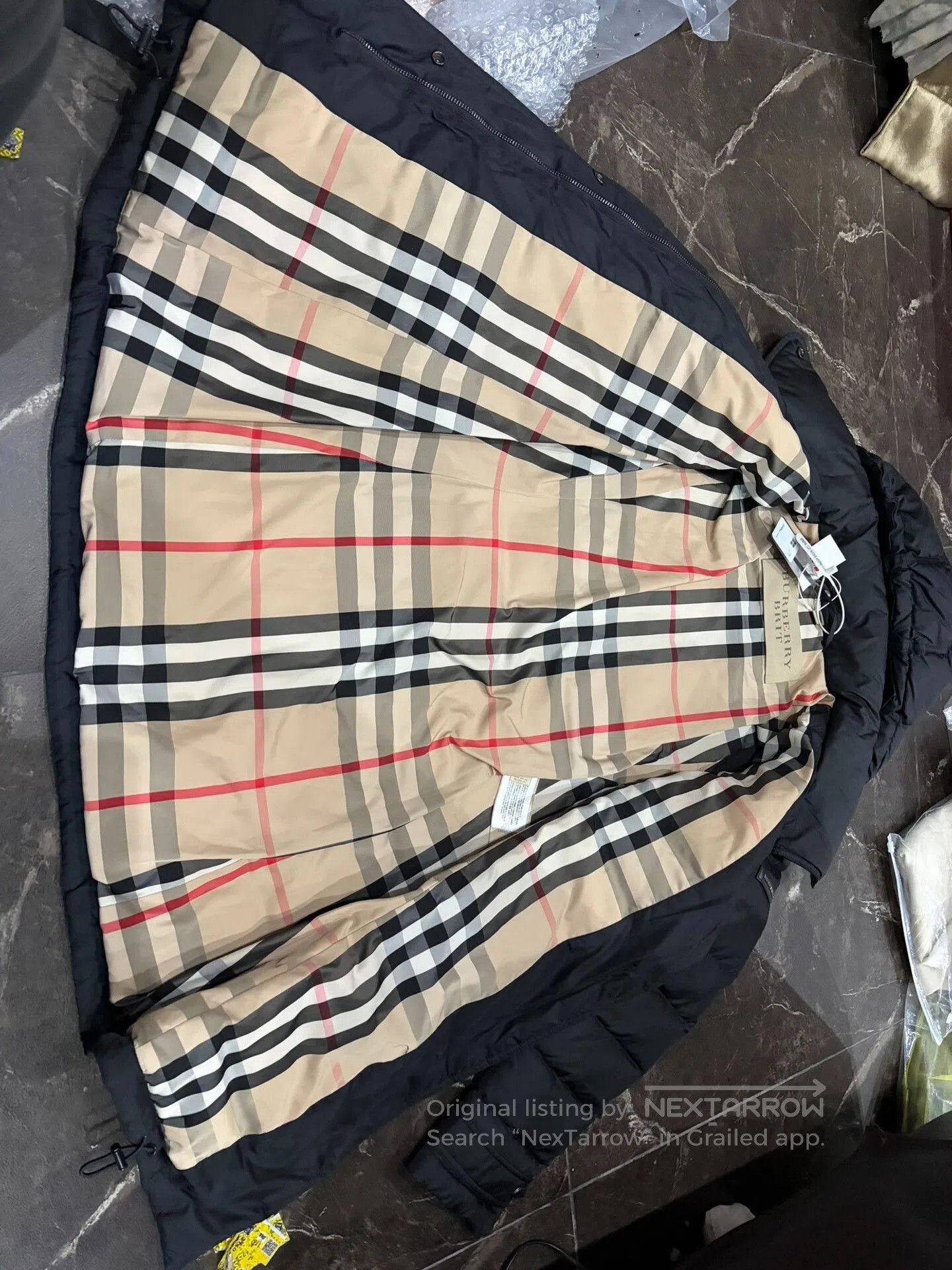 Burberry Burberry Brit Black Long Down Jacket S. Size US S / EU 44-46 / 1 - 5 Thumbnail