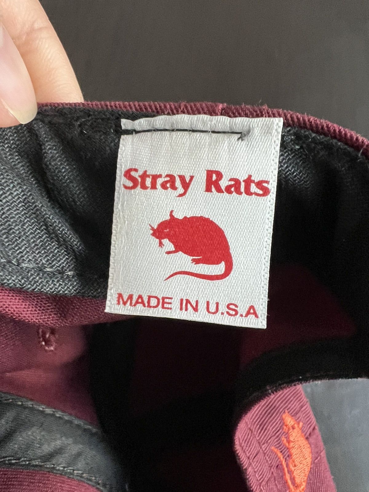 Stray Rats Stray Rats SR Logo Hat Size ONE SIZE - 3 Thumbnail