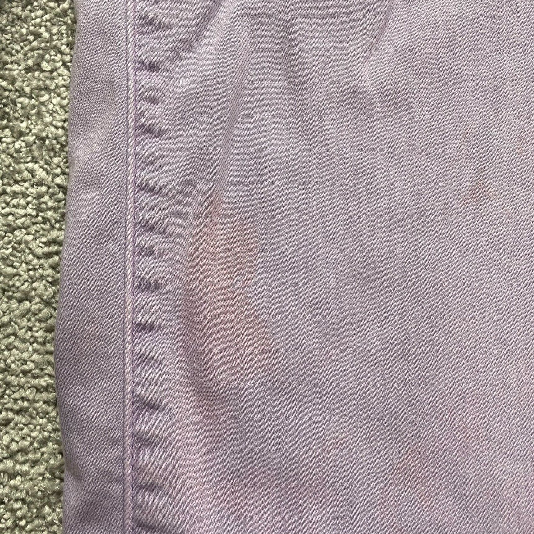 Lands' End Lands' End Jeans Women 18 Purple High Rise Slim Straight 26.5 Inseam 36 Waist 5-Pocket Denim Brand: Lands' End Jeans Women Size 40" / US 18 - 4 Thumbnail