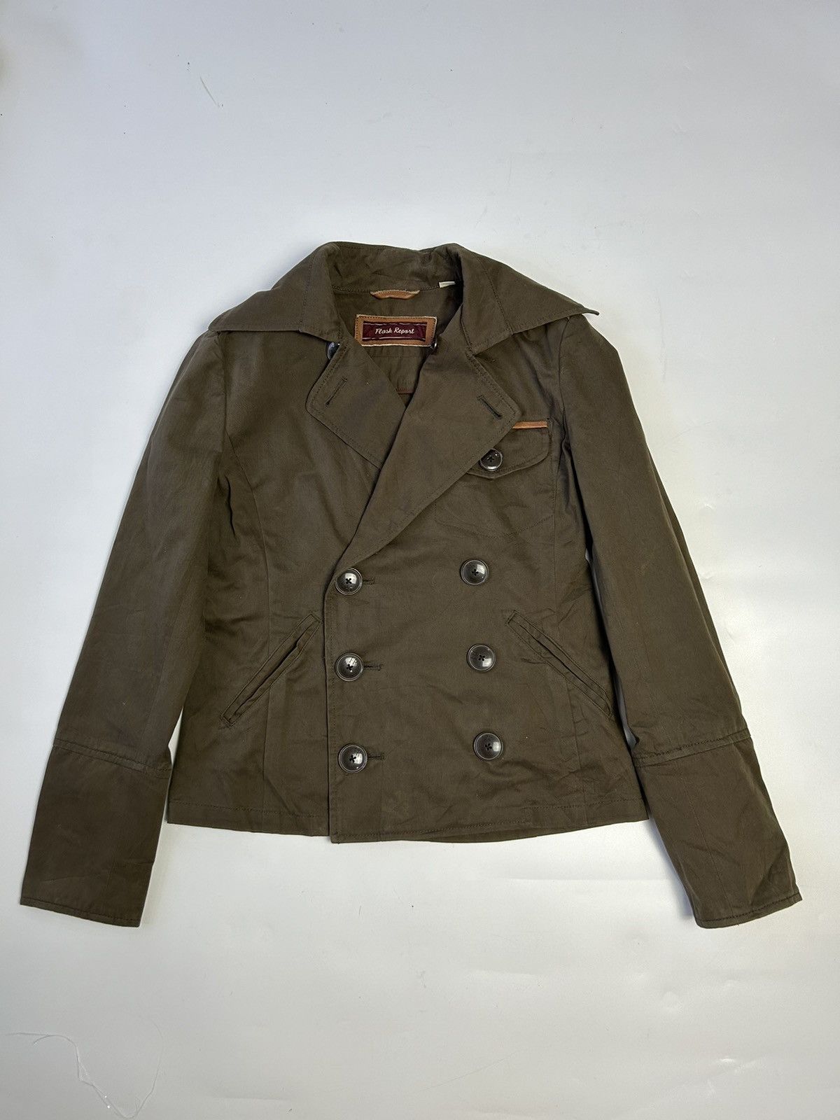 Japanese Brand FLASH REPORT COTTON JACKET Size M / US 6-8 / IT 42-44 - 1 Thumbnail