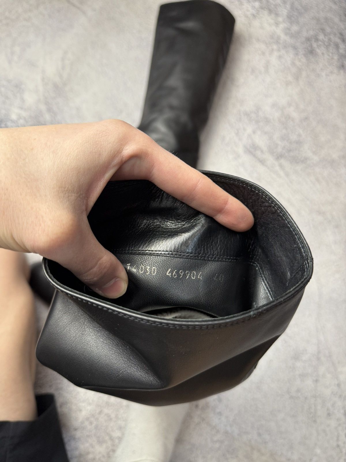 Sergio Rossi Sergio Rossi Black Leather Women's Boots Size US 10 / IT 40 - 14 Thumbnail