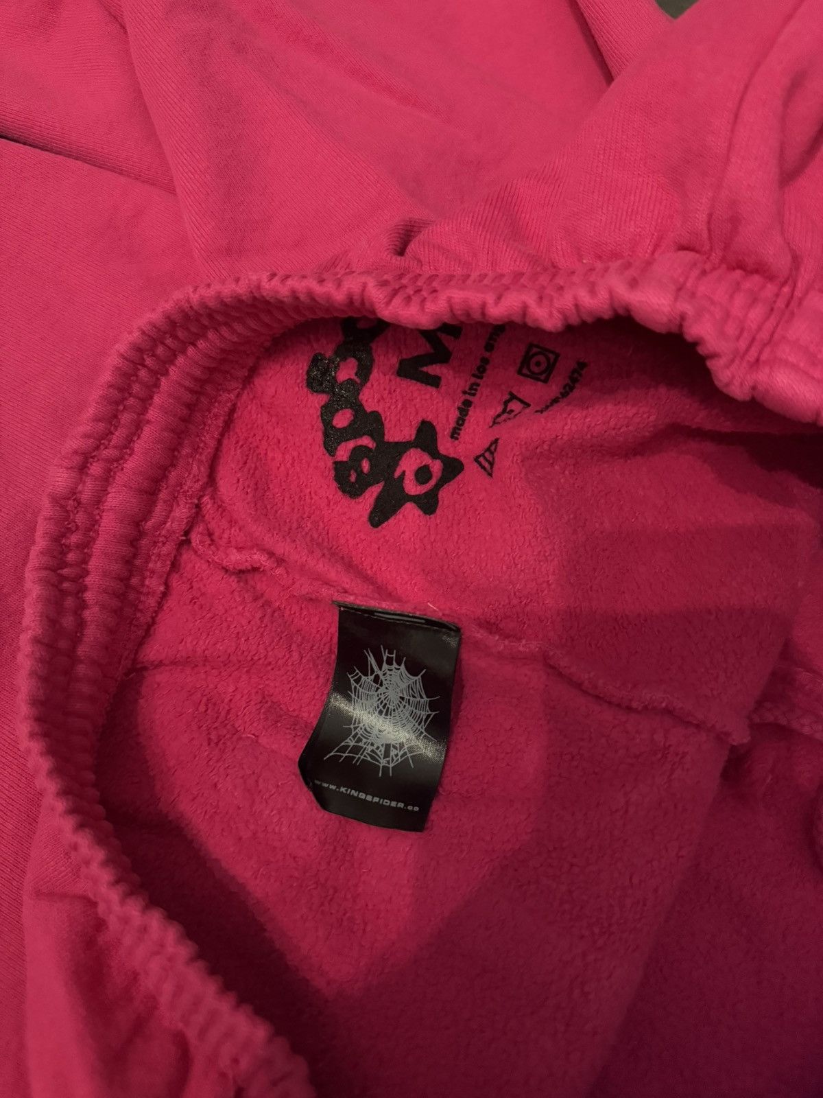 Sp5der Sp5der Pink Legacy Sweatpants - Size Medium Size US 32 / EU 48 - 13 Thumbnail