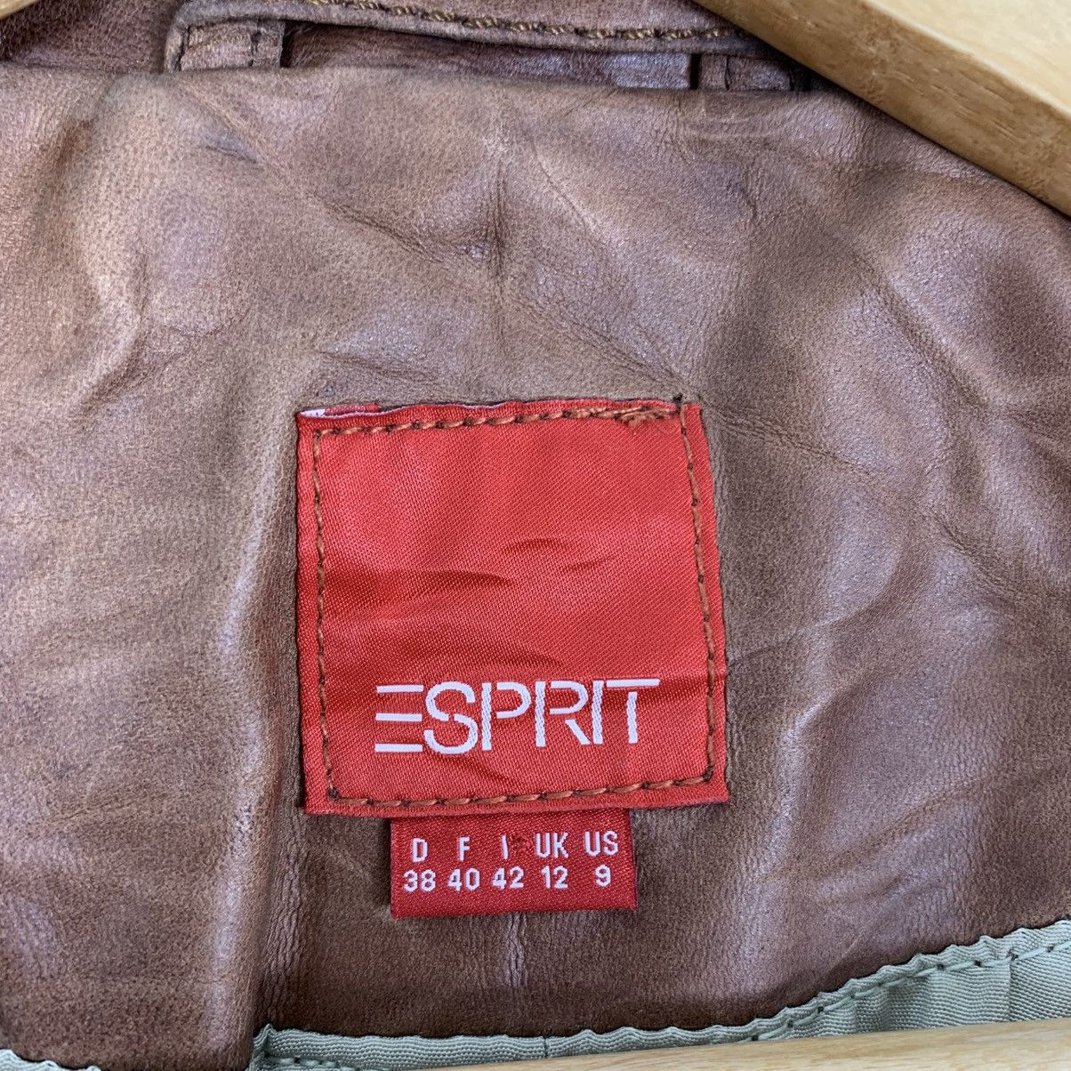 Esprit Vintage ESPRIT Leather Long Coat Size US S / EU 44-46 / 1 - 7 Thumbnail