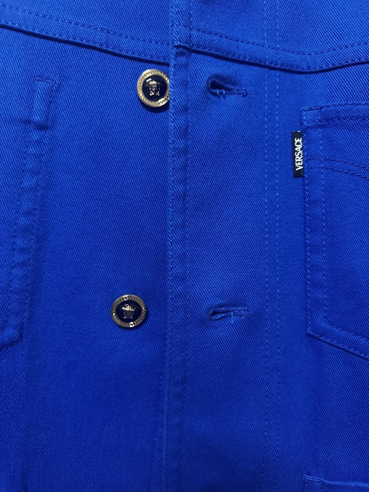 Versace Versace Blue Workwear Suit Size 46R - 5 Thumbnail