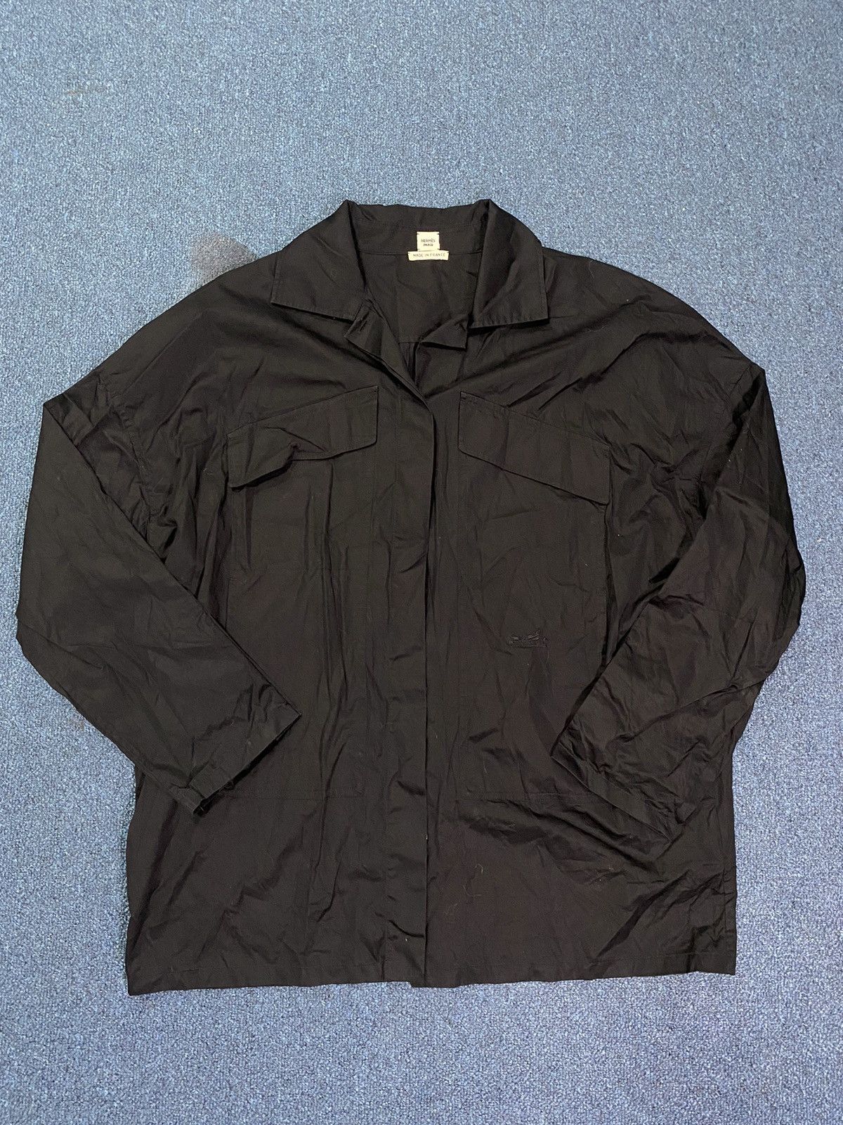 Hermes Hermes x Margiela L/S Button Up Multi Pocket Cotton Shirt Size XS / US 0-2 / IT 36-38 - 2 Thumbnail