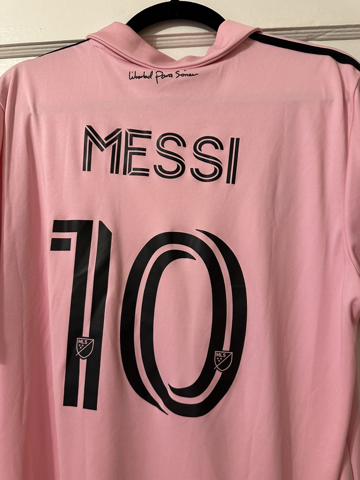 Adidas Messi Inter Miami Jersey 22/23 Home Soccer Shirt Size US L / EU 52-54 / 3 - 8 Thumbnail