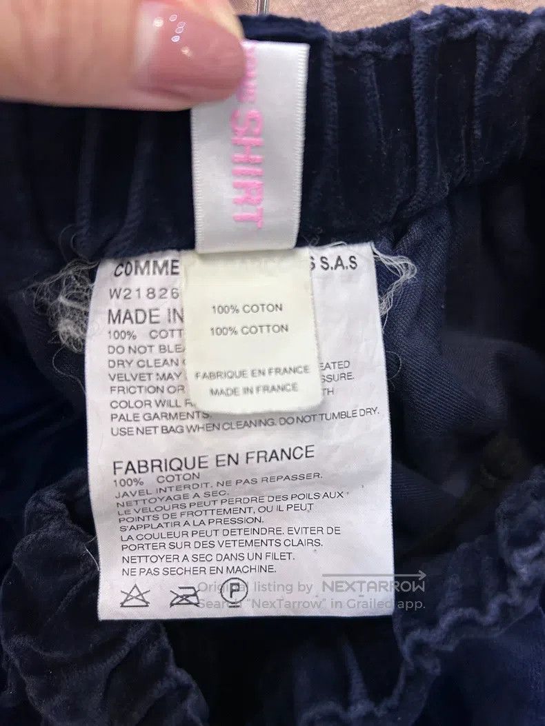 Comme des Garcons Comme Des Garcons size S Velvet Skirt Size 22" - 3 Thumbnail