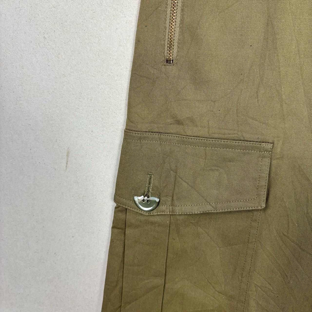 Moschino Moschino Decorative Cargo Skirt Army Green Multipocket Size 31" - 4 Thumbnail