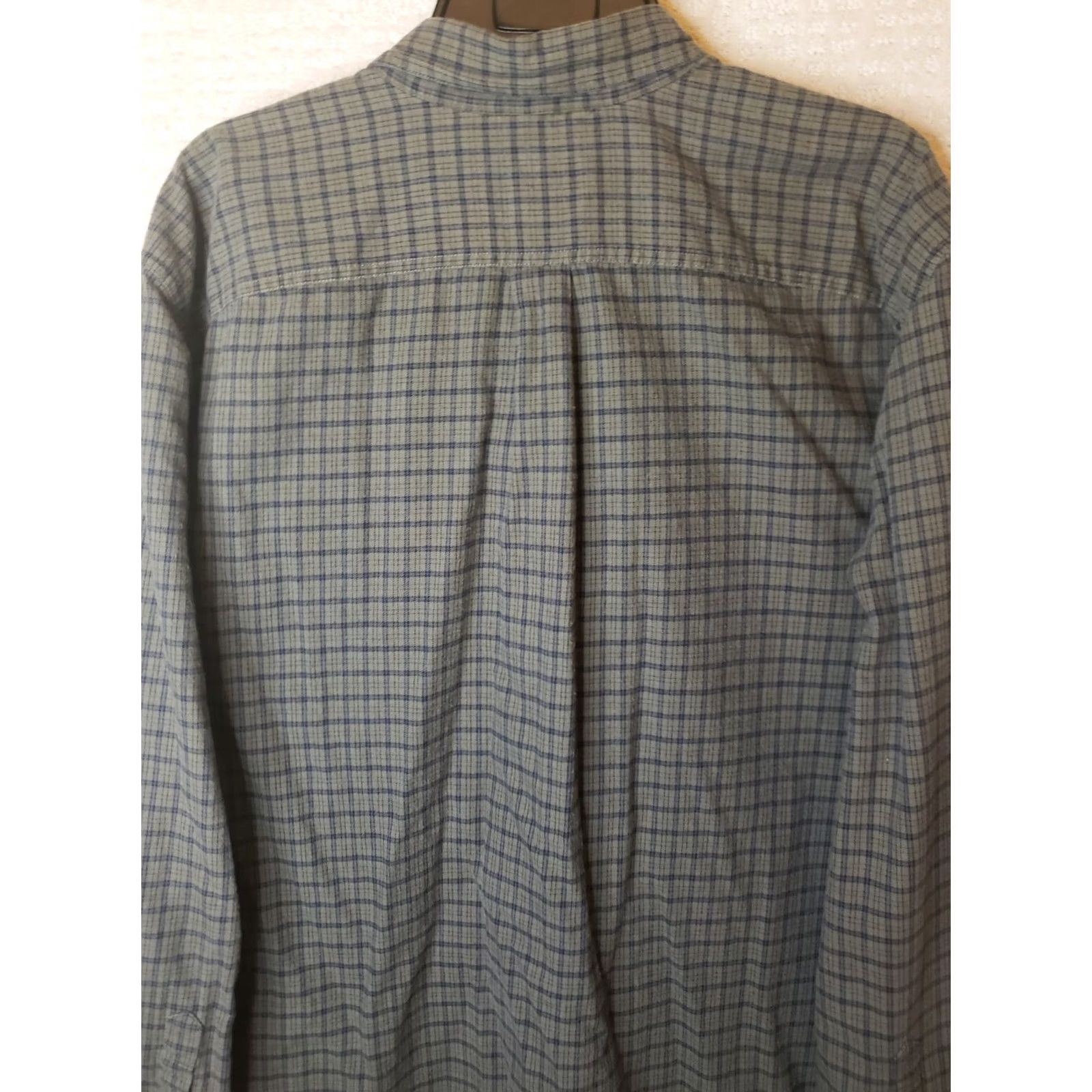 Eddie Bauer Eddie Bauer Button-Up Flannel Shirt Mens 2XL Blue Gray Check Cotton Outdoor Casual Comfort Lumberjack Mens Size US XXL / EU 58 / 5 - 7 Thumbnail