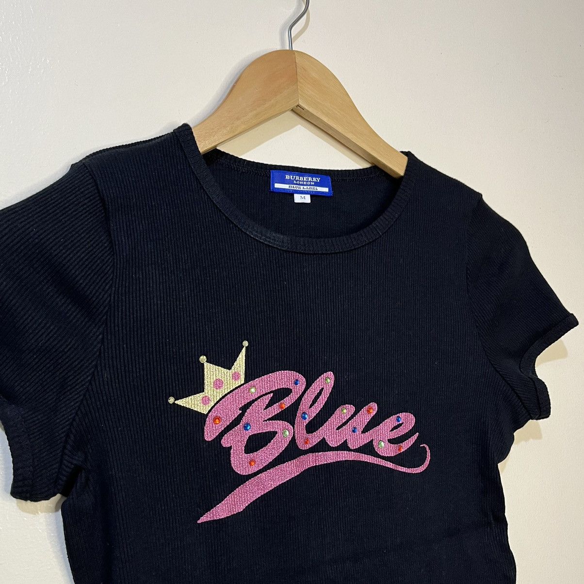 Burberry Y2K Burberry "Blue" Blue Label Corduroy Shirt Size M / US 6-8 / IT 42-44 - 2 Thumbnail