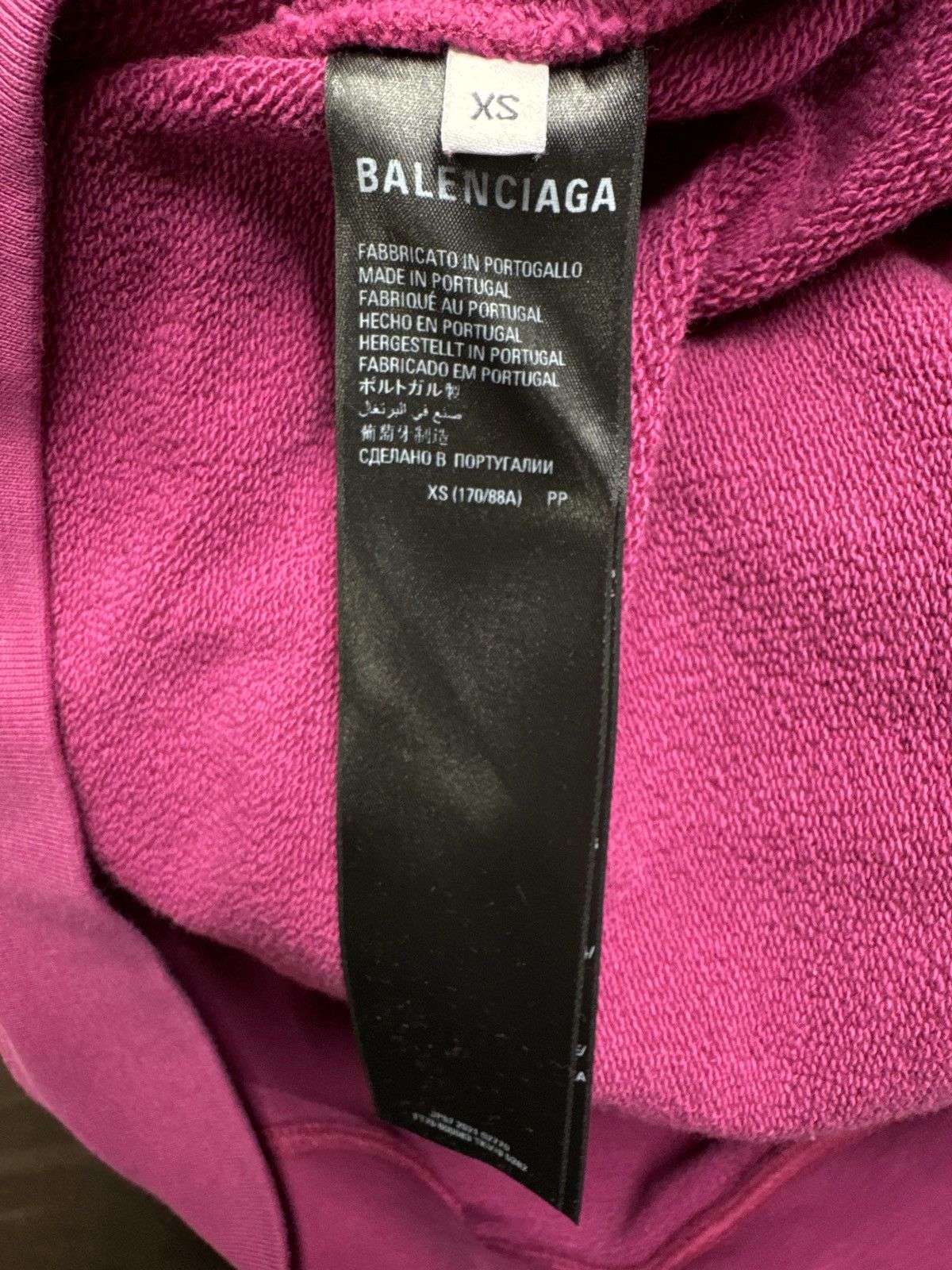 Balenciaga Balenciaga Political Campaign Hoodie Violet Dye XS Size US XS / EU 42 / 0 - 5 Thumbnail