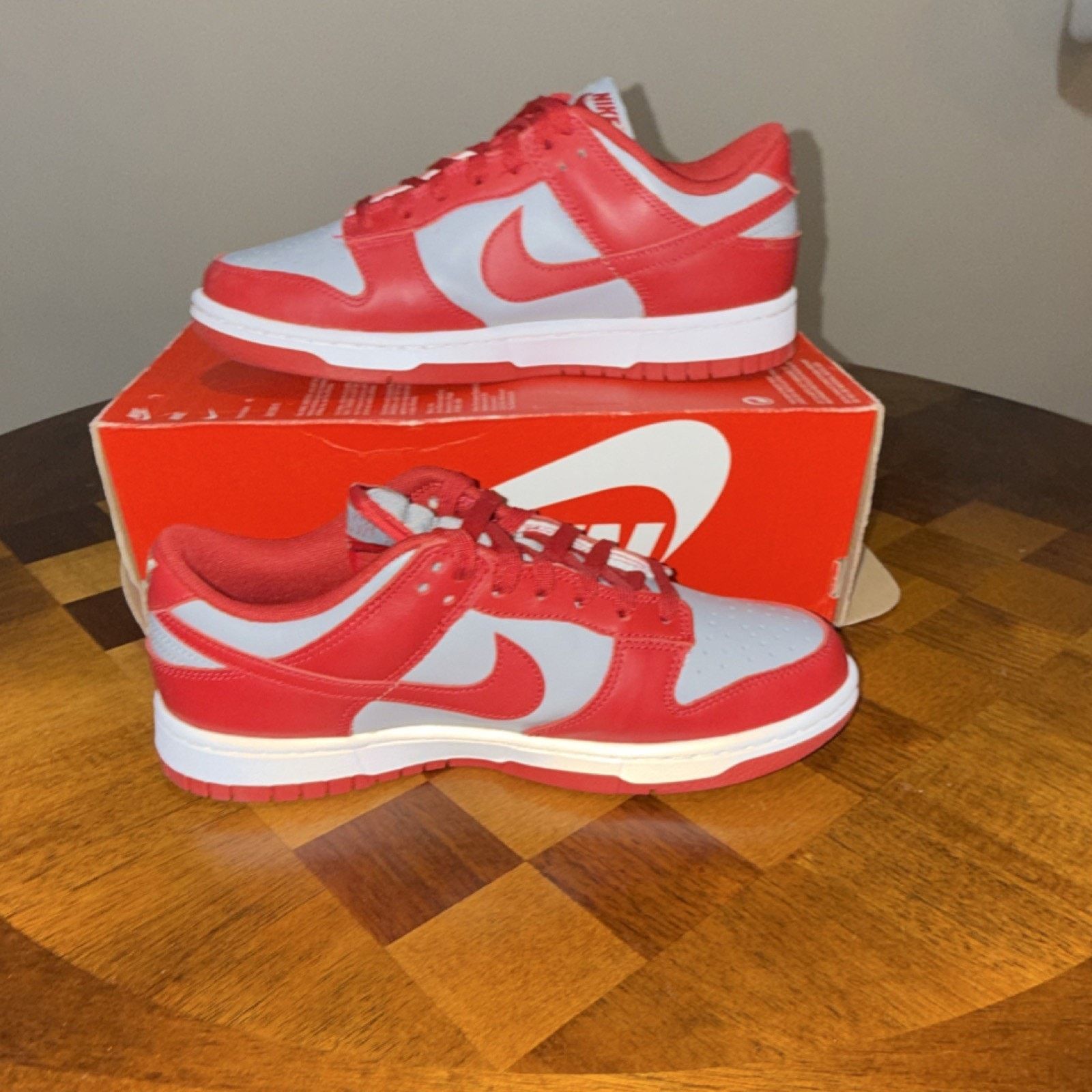 Nike Nike Dunk Low UNLV 2021 Medium Grey Varsity Red SIZE 7.5M Size US 7.5 / EU 40-41 - 2 Thumbnail