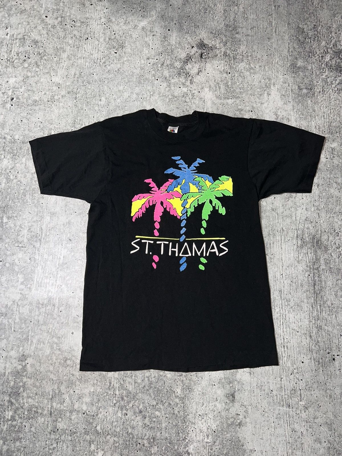 Other Vintage 90s St. Thomas Graphic Tee Size US L / EU 52-54 / 3 - 1 Thumbnail