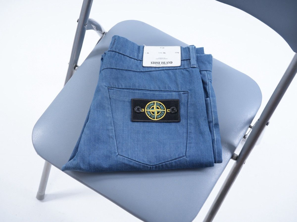 Stone Island Sl Jeans W31 Trousers Denim in Blue, Men's