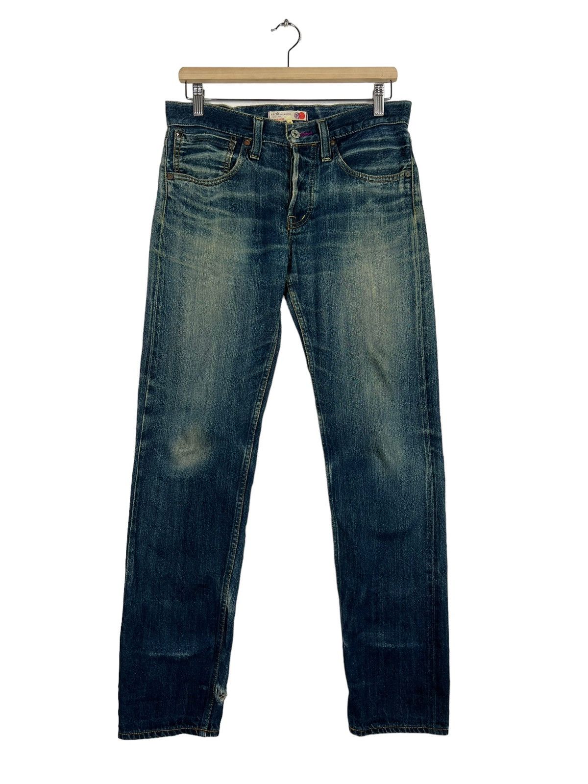 Japanese Brand 🔥 VIOLET LABEL EARTH REDLINE BROKEN DENIM Size US 30 / EU 46 - 1 Thumbnail