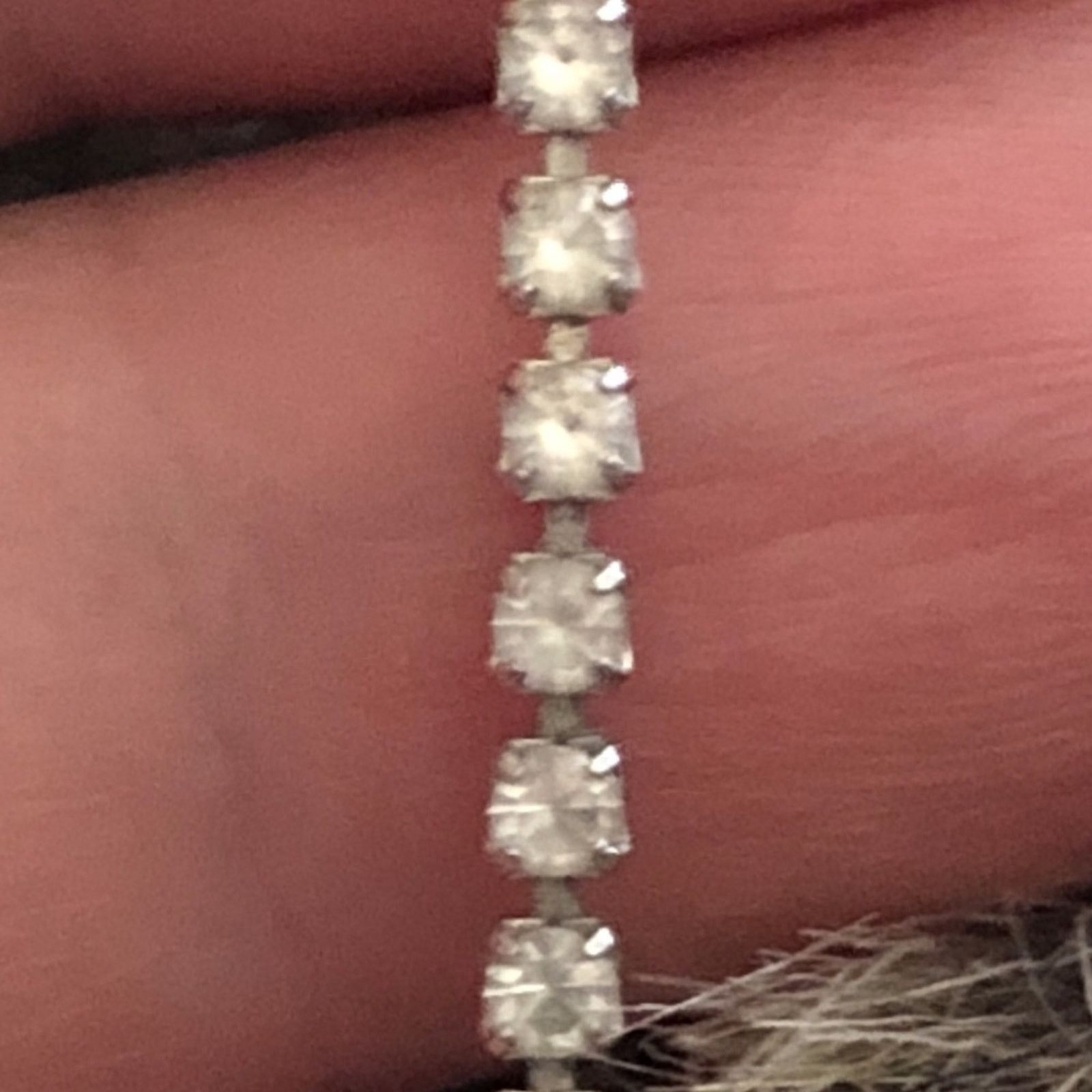 Monet Vintage Monet silver tone rhinestone bracelet Size ONE SIZE - 3 Thumbnail