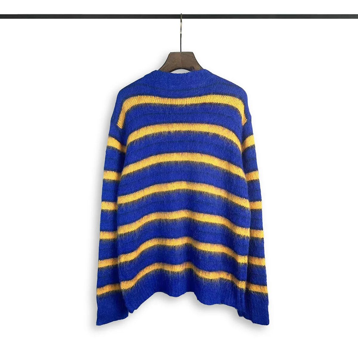 Vintage Stripe yello and blue knitwear Size US M / EU 48-50 / 2 - 2 Thumbnail