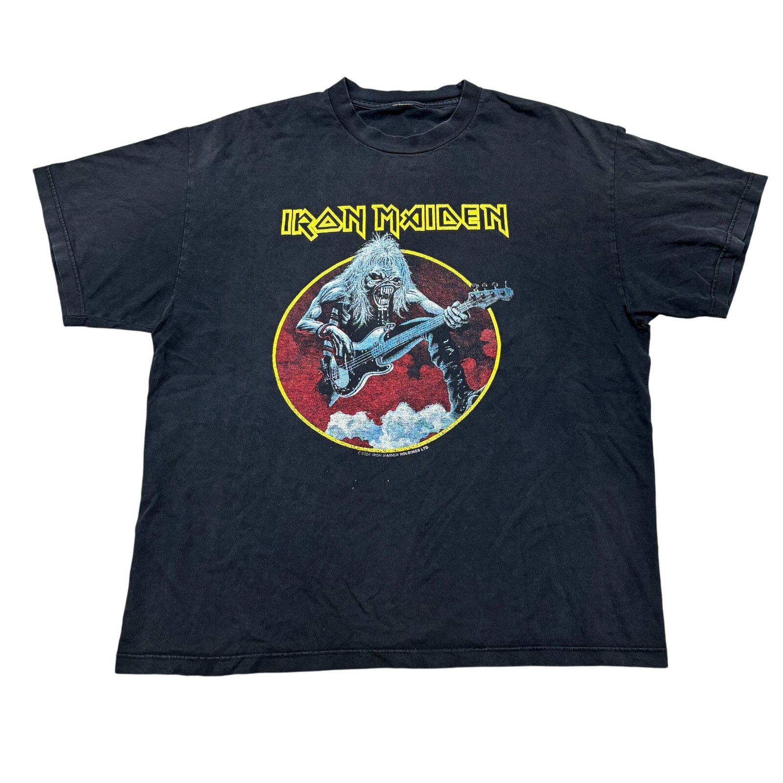 Band Tees × Iron Maiden × Vintage Vintage 2004 Iron Maiden Eddie Short Sleeve Shirt Men's 2XL Size US XXL / EU 58 / 5 - 1 Thumbnail