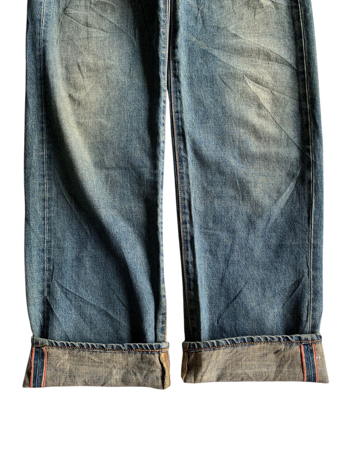 Edwin × If Six Was Nine × Kapital VINTAGE EDWIN 505X SELVEDGE BAGGY RUSTY DISTRESSED DENIM Size US 31 - 6 Thumbnail