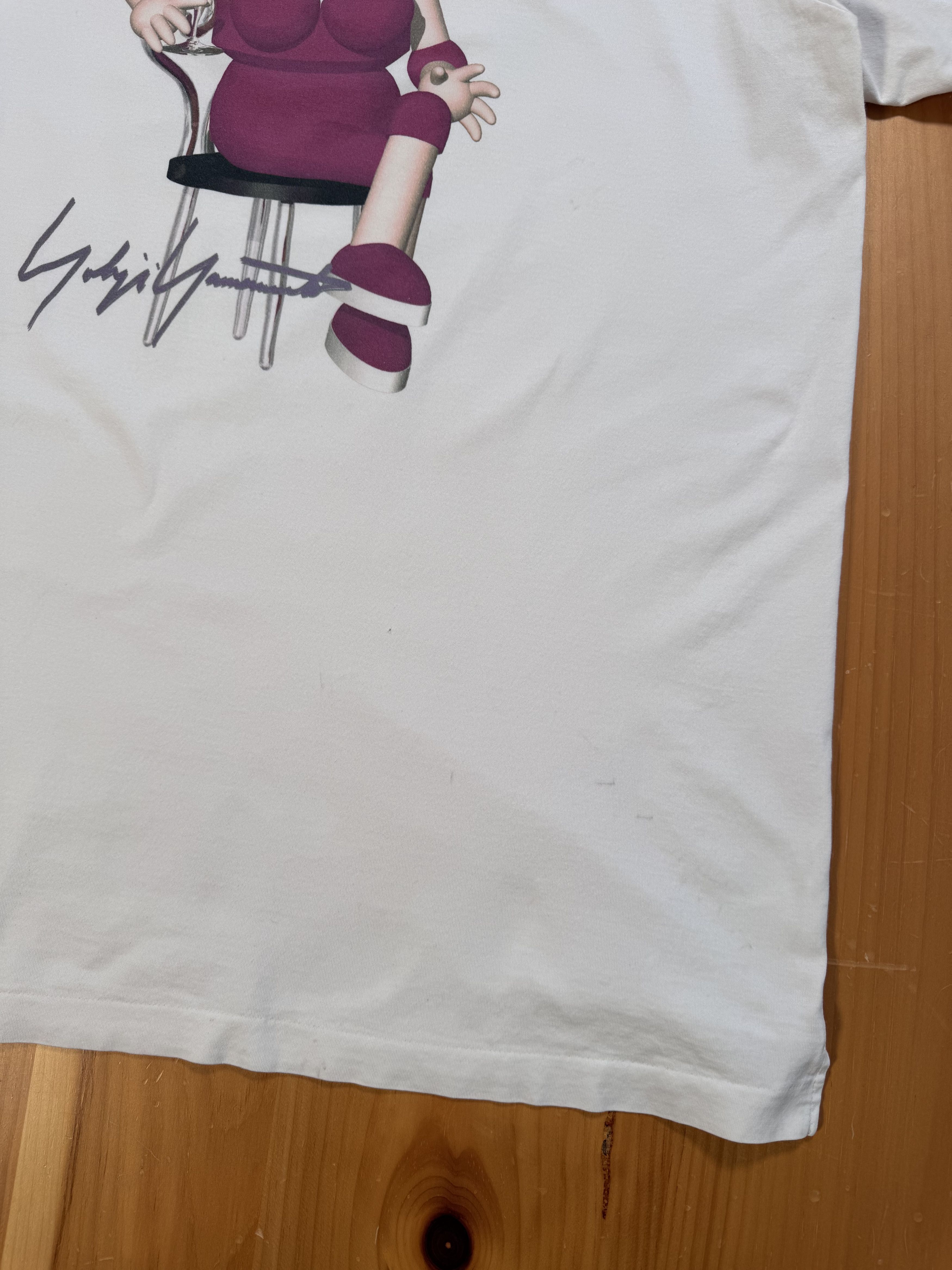 Yohji Yamamoto Yohji Yamamoto SS 2002 Saeko Doll Martini T Shirt Size US L / EU 52-54 / 3 - 2 Thumbnail