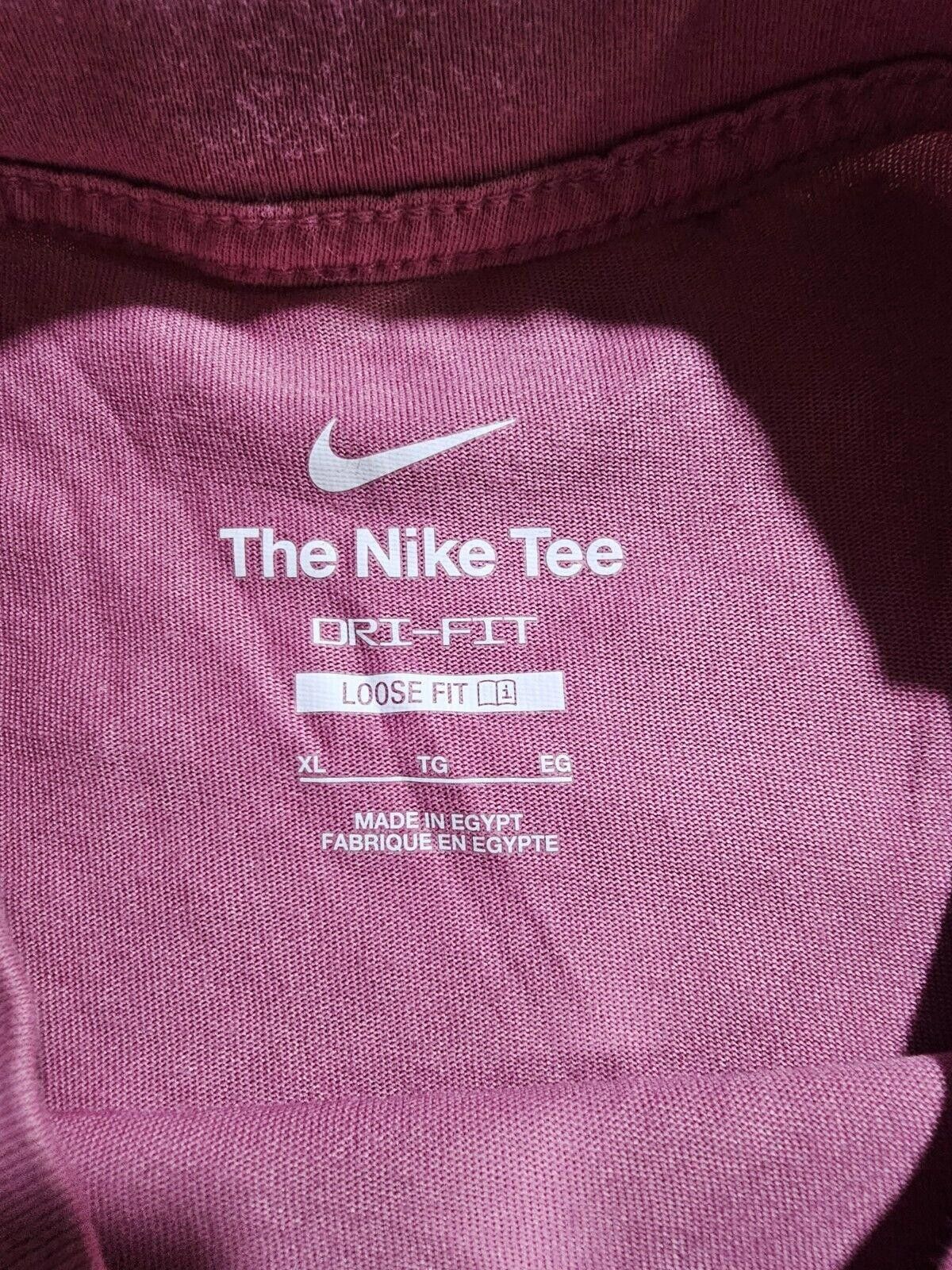 Nike the nike tee dri fit t shirt womens XL loose fit pink Size XL / US 12-14 / IT 48-50 - 3 Thumbnail