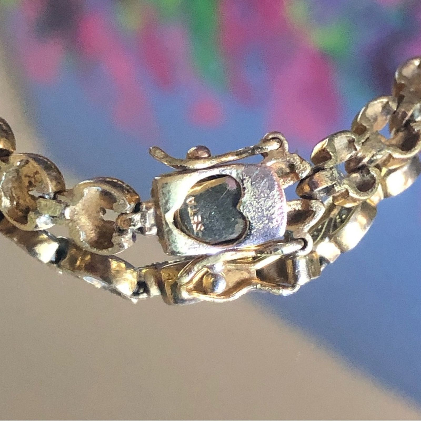 Vintage Vintage SETA genuine diamond gold link bracelet Size ONE SIZE - 8 Thumbnail