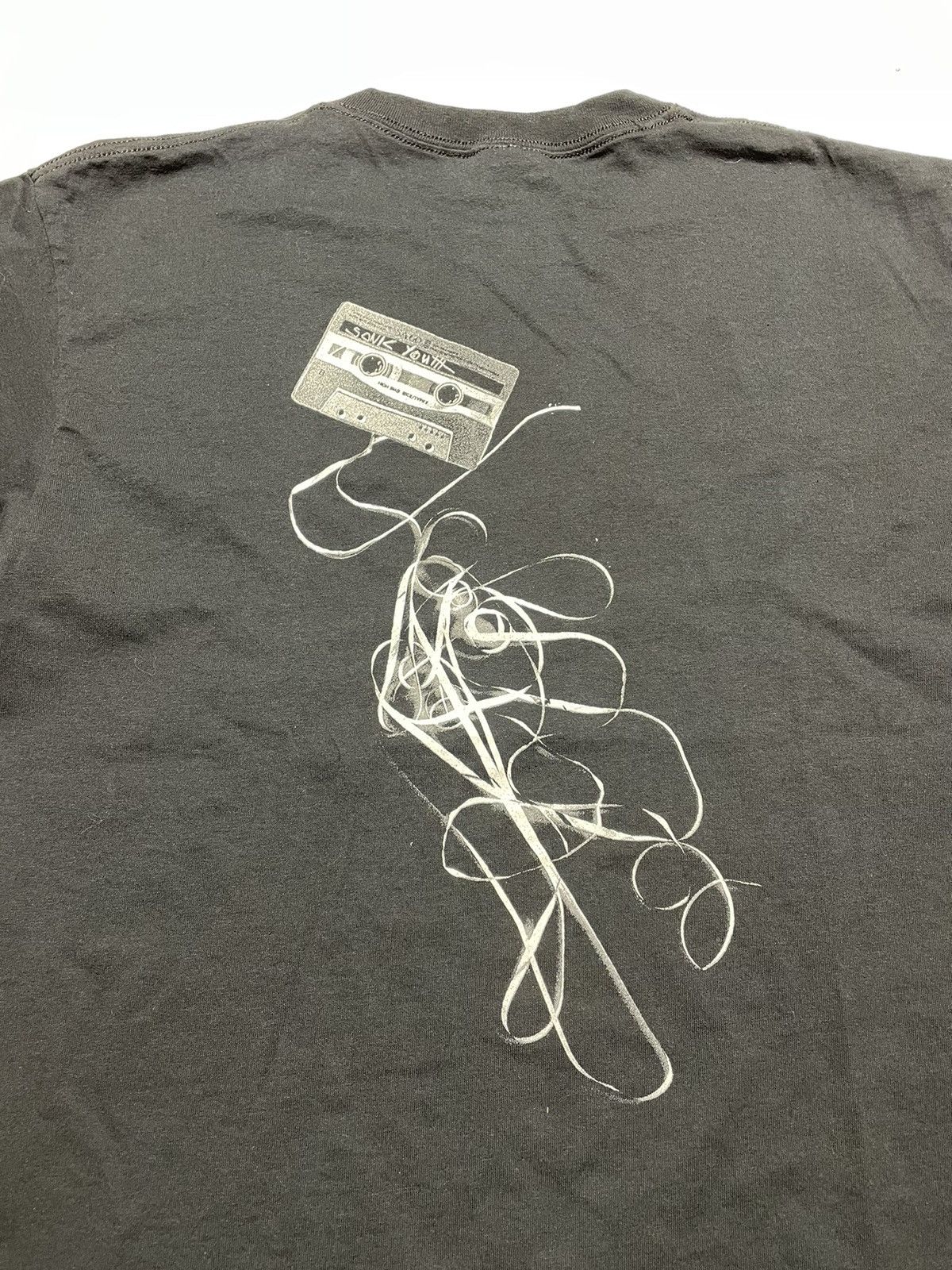 Band Tees Vintage 90s-00s Sonic Youth two side Cassette Tape Skull tee Size US L / EU 52-54 / 3 - 6 Thumbnail