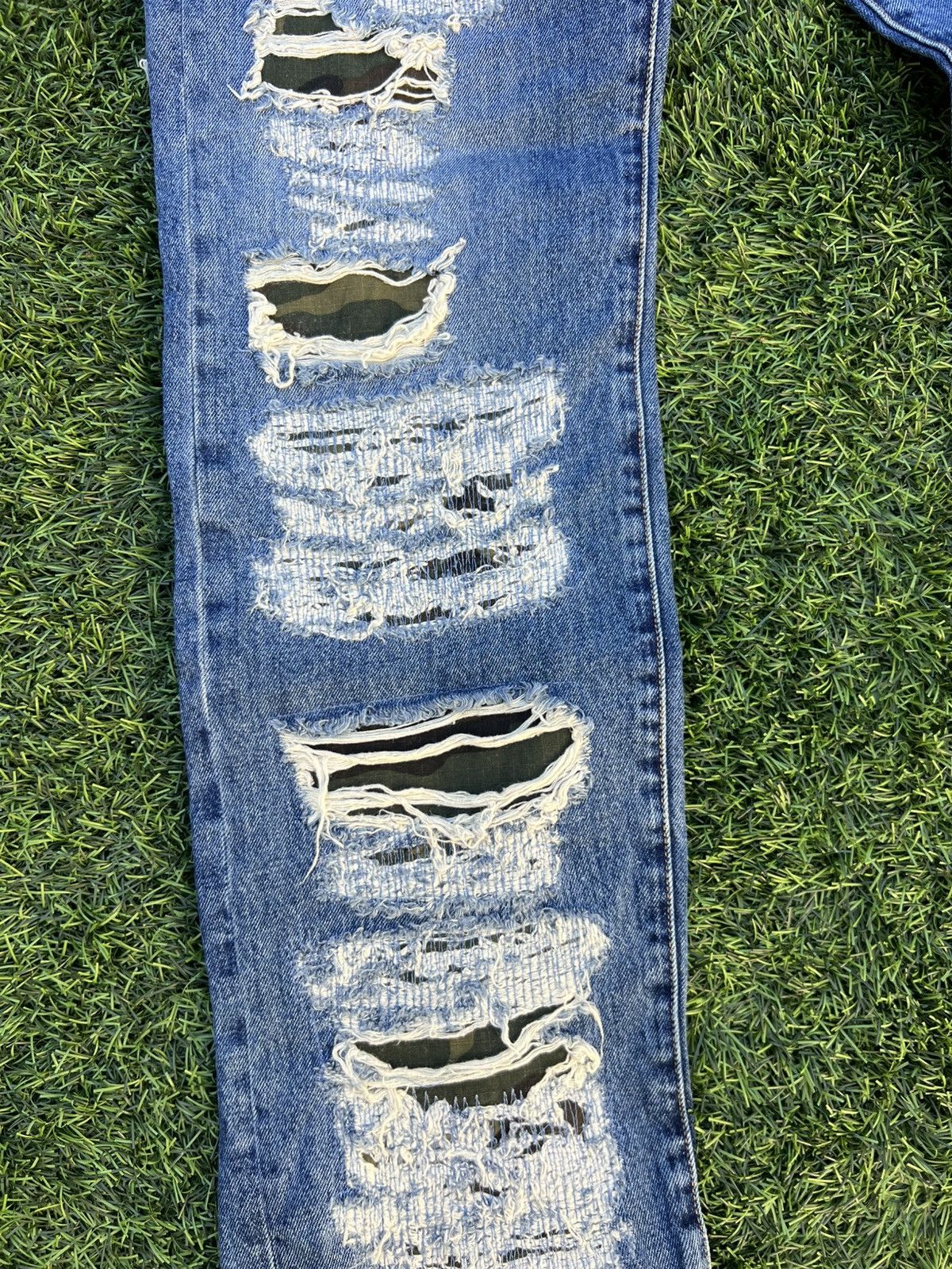 424 Big daddy ripped denim Size US 31 - 2 Thumbnail
