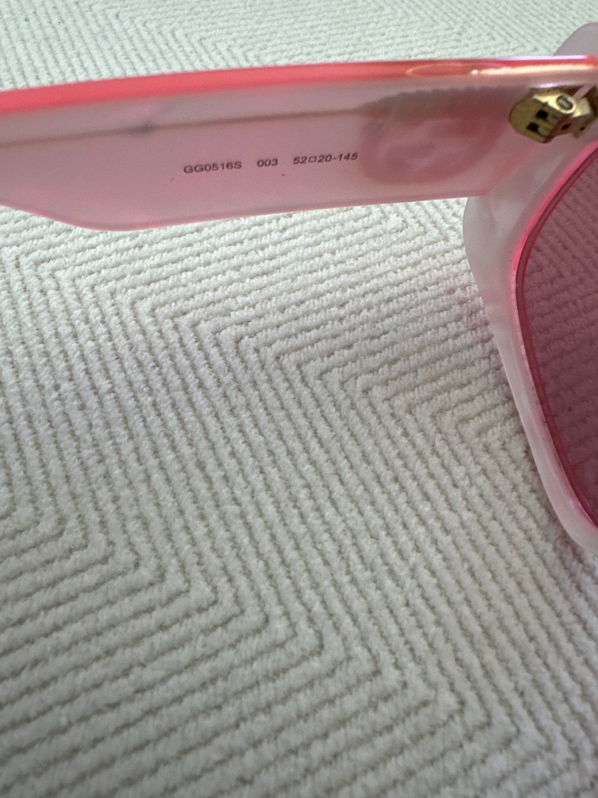 Gucci pink gucci sunglasses Size ONE SIZE - 3 Thumbnail