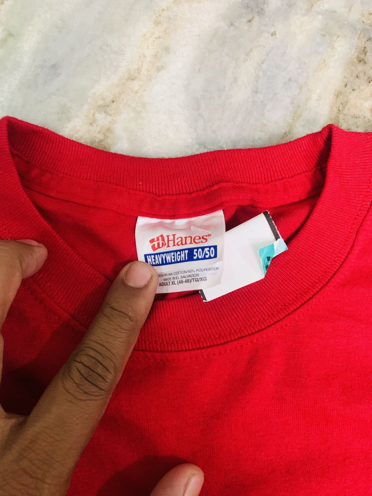 Hanes Hanes blank tee Size US L / EU 52-54 / 3 - 5 Thumbnail