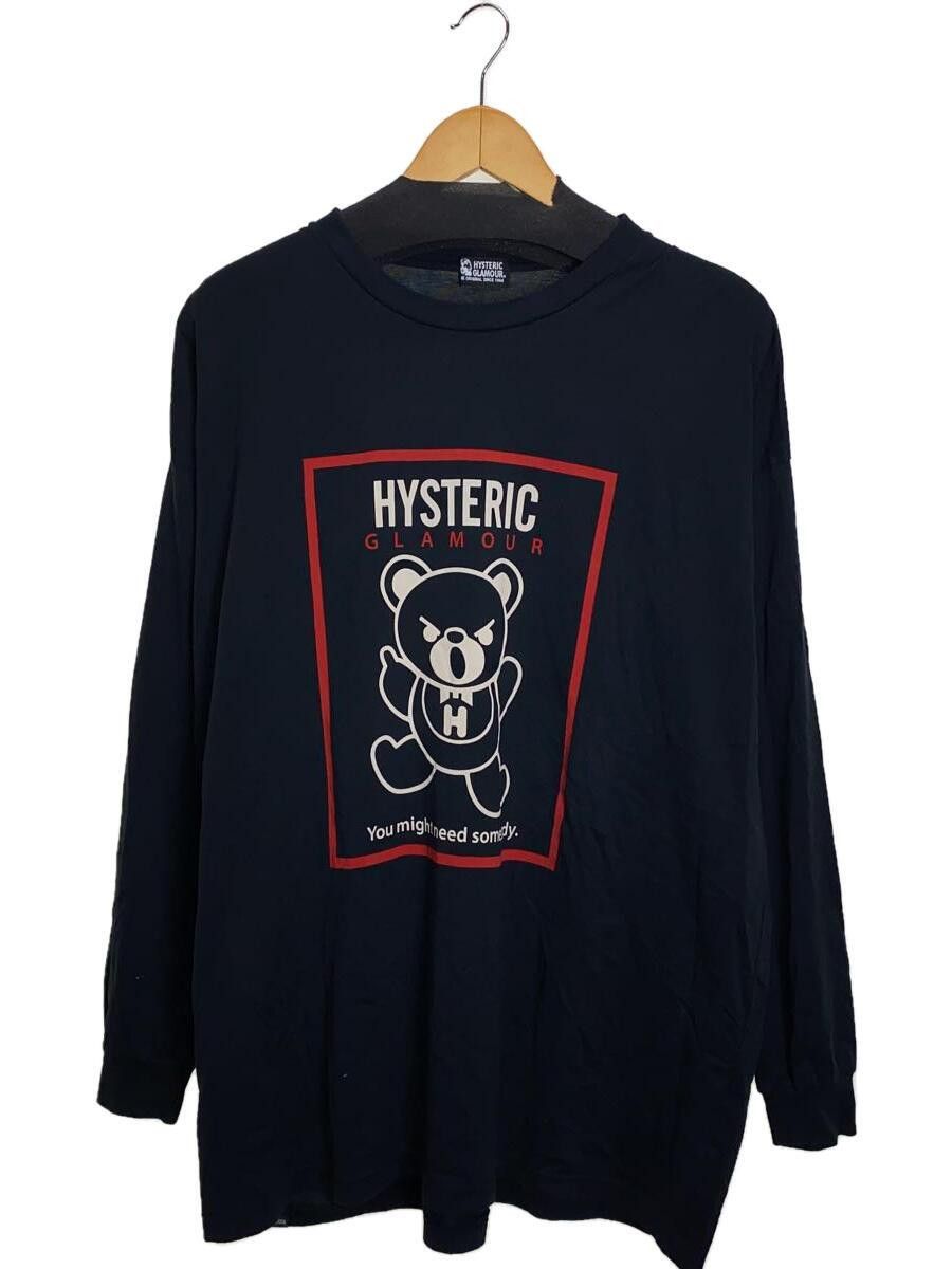 image of Hysteric Glamour Teddy Bear Longsleeve in Black, Men's (Size XL)