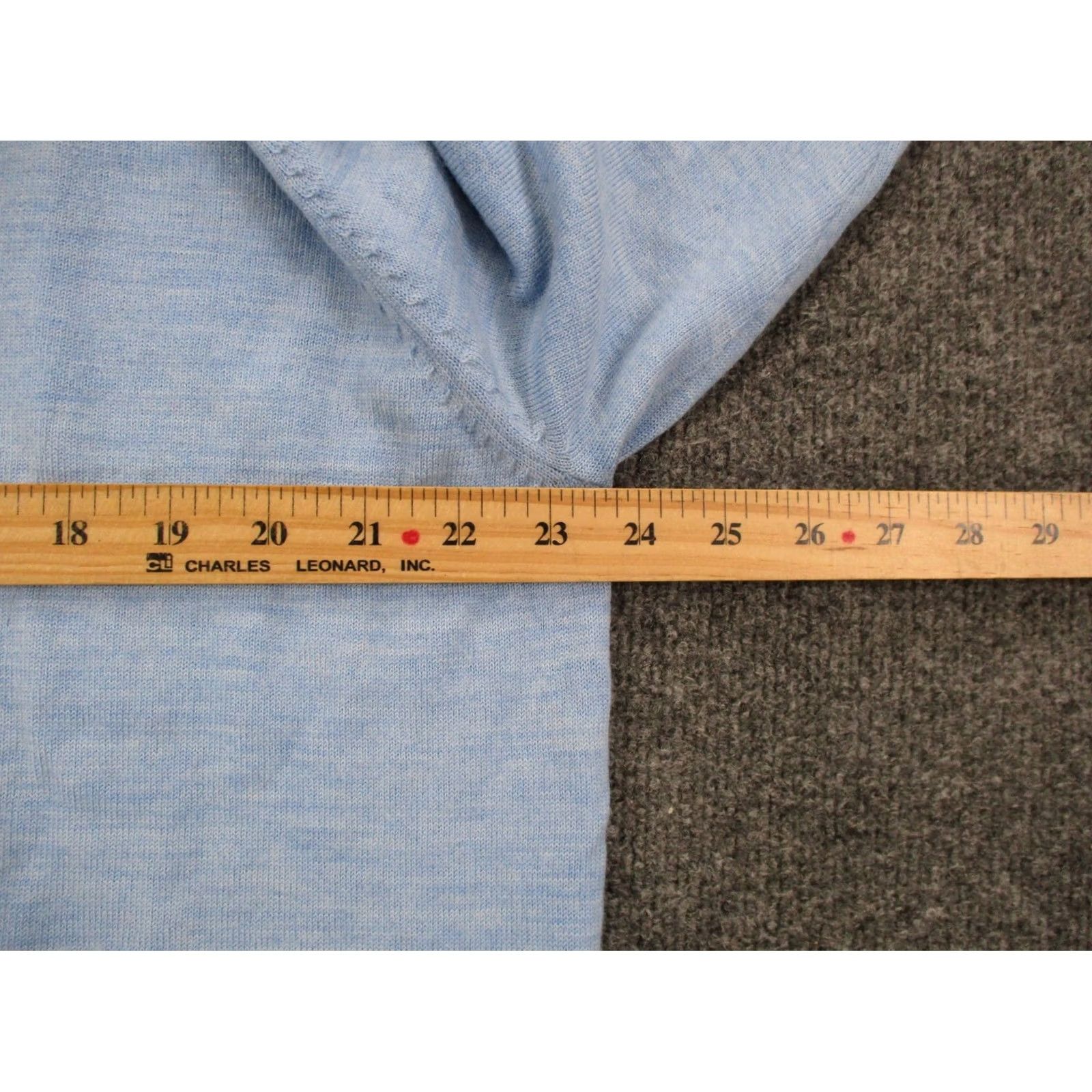 Footjoy FootJoy Sweater Mens L Blue Wool Golf V-Neck Pullover Performance Size US L / EU 52-54 / 3 - 5 Thumbnail