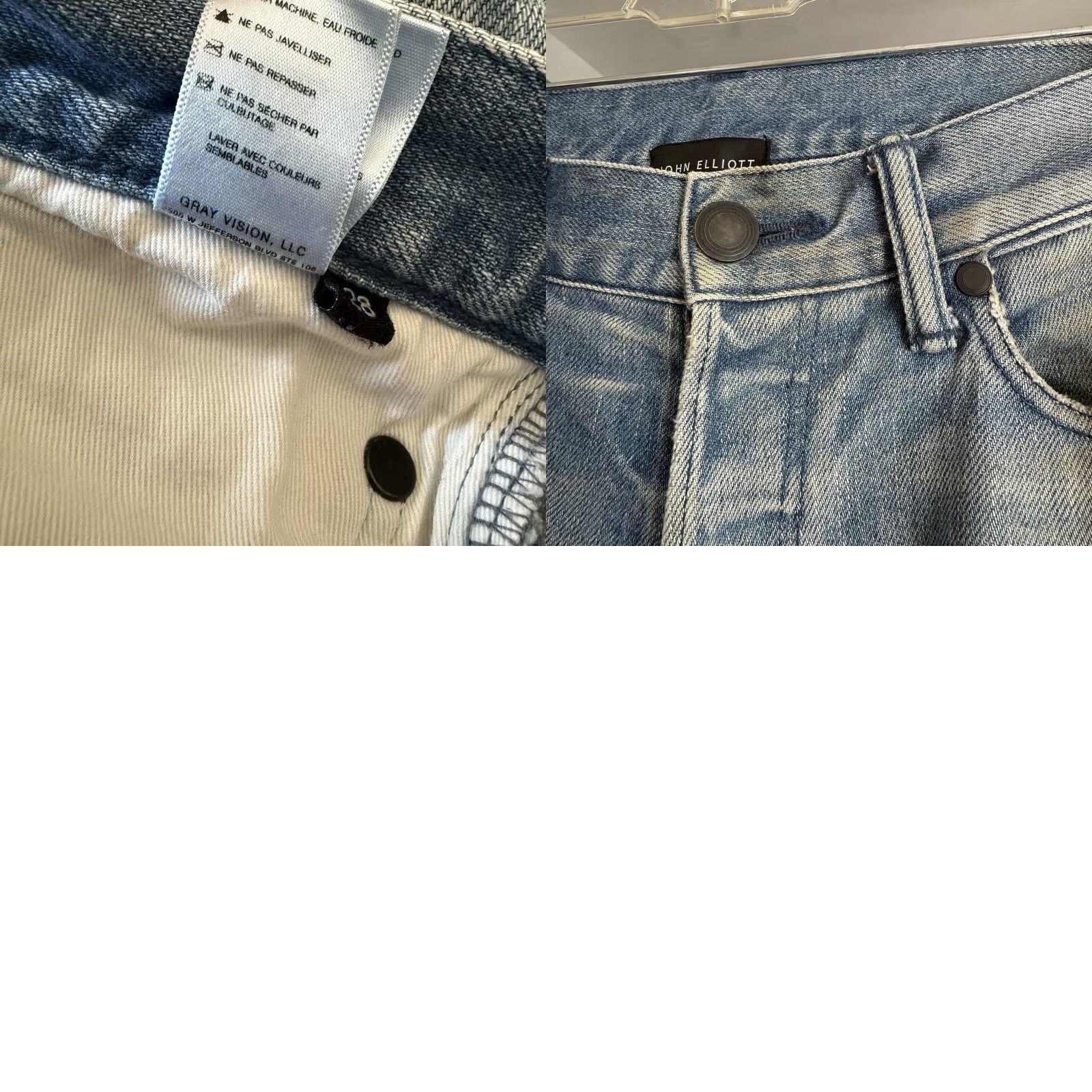 John Elliott John Elliott Denim The Daze Slim Jeans Coast 2 Size 28 Jeans Men Blue 98% Cotton 2% Polyurethane Slimming Button Fly 5-pocket Coast 2 Style Skinny"} Size US 28 / EU 44 - 8 Thumbnail