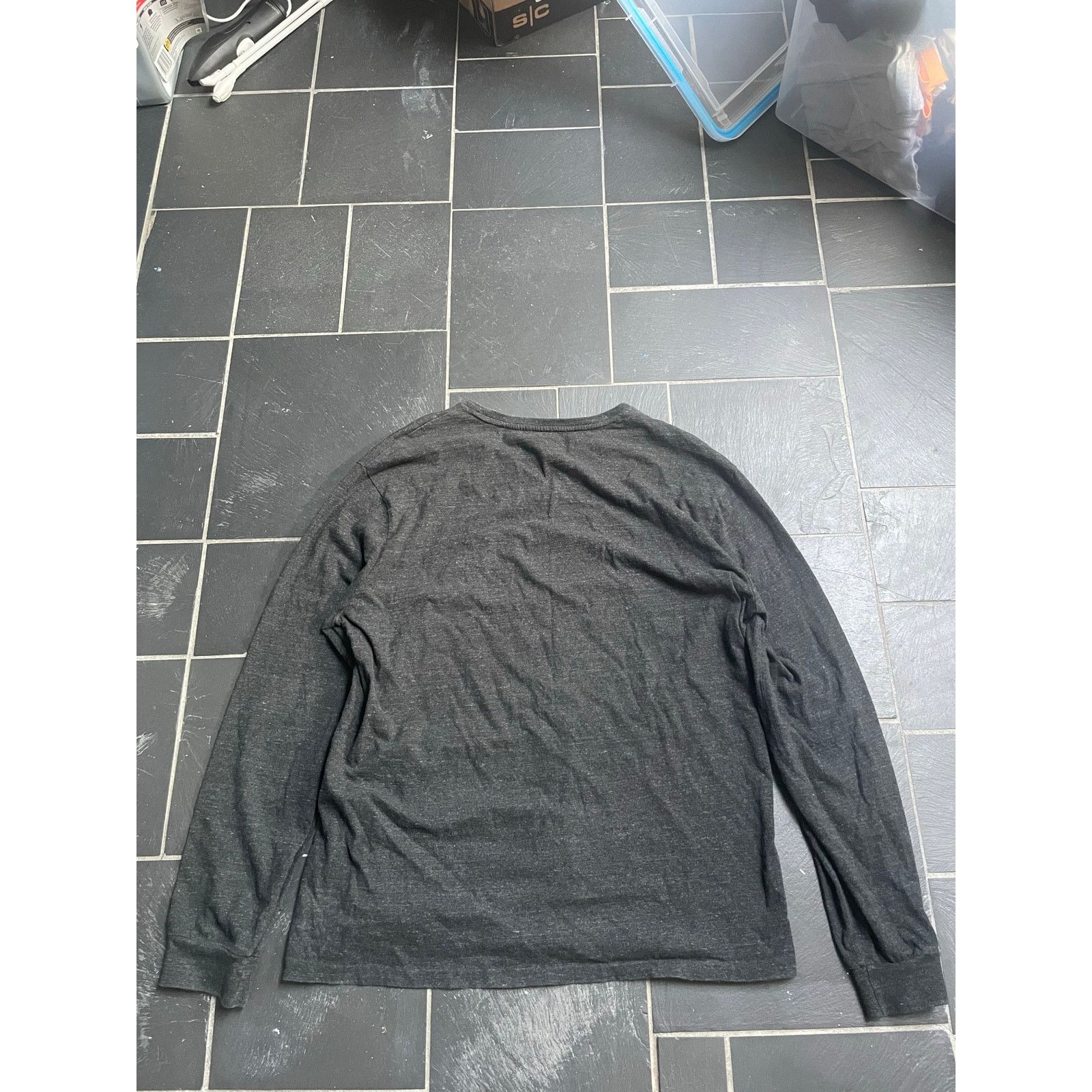 Polo Ralph Lauren Polo Ralph Lauren Dark Grey Long Sleeve Size US L / EU 52-54 / 3 - 3 Thumbnail