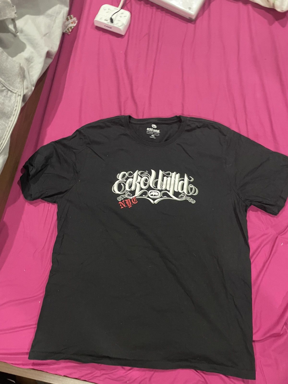 Ecko Unltd. RARE Ecko Unltd. Y2k gothic font TShirt 4XL Size US XXL / EU 58 / 5 - 1 Thumbnail