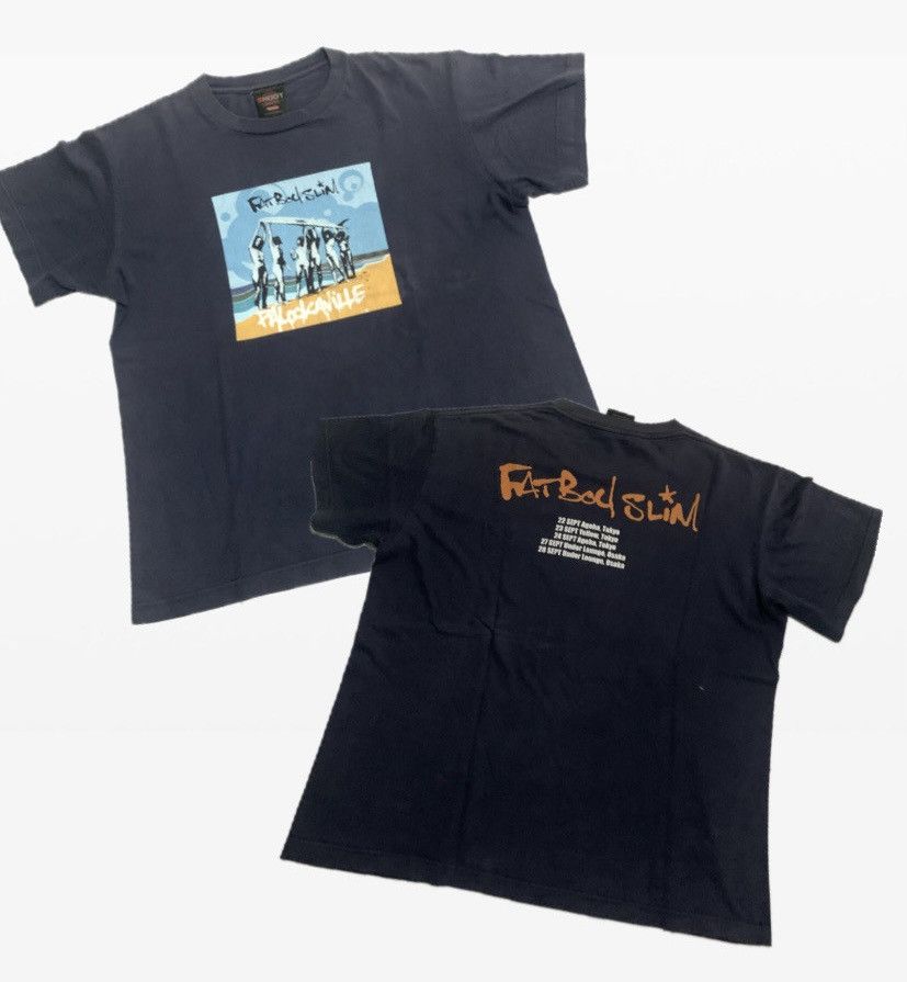 image of Band Tees x Rock Band Vintage Fatboy Slim Palookaville Tour Shirt in Navy, Men's (Size Large)
