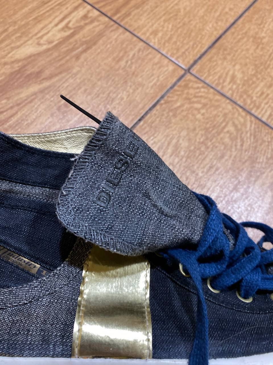 Diesel Y2K Vintage Diesel High Sneakers Streetwear Denim Rare Style Size US 10 / IT 40 - 4 Thumbnail