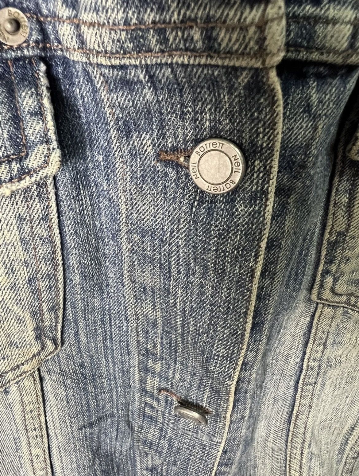Neil Barrett 🔥Rare Neil Barret Made in Italy Denim Jacket Size US S / EU 44-46 / 1 - 9 Thumbnail