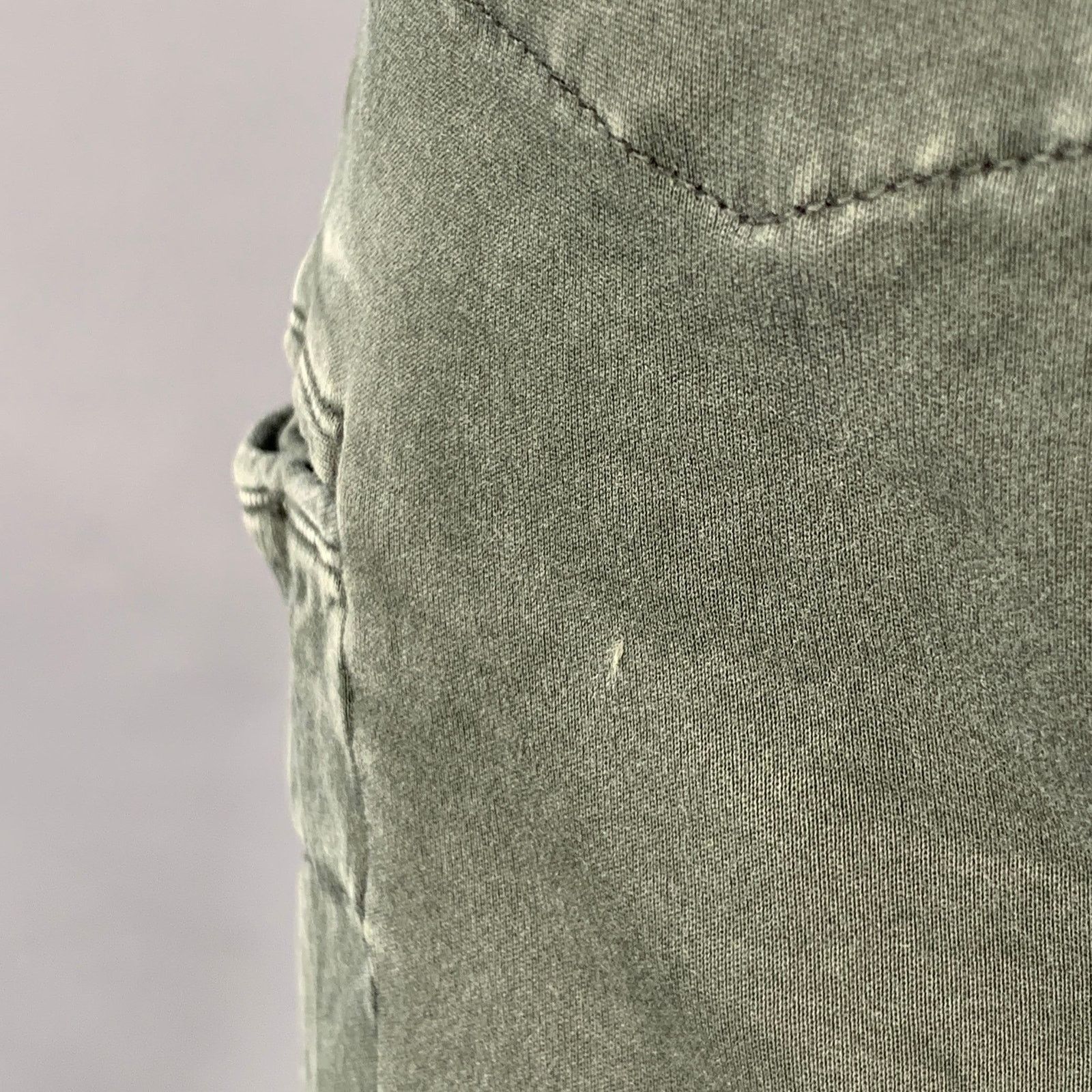 J.W. Brine J.W. BRINE 35 Green Olive Cotton Blend Cargo Casual Pants Size US 35 - 4 Thumbnail