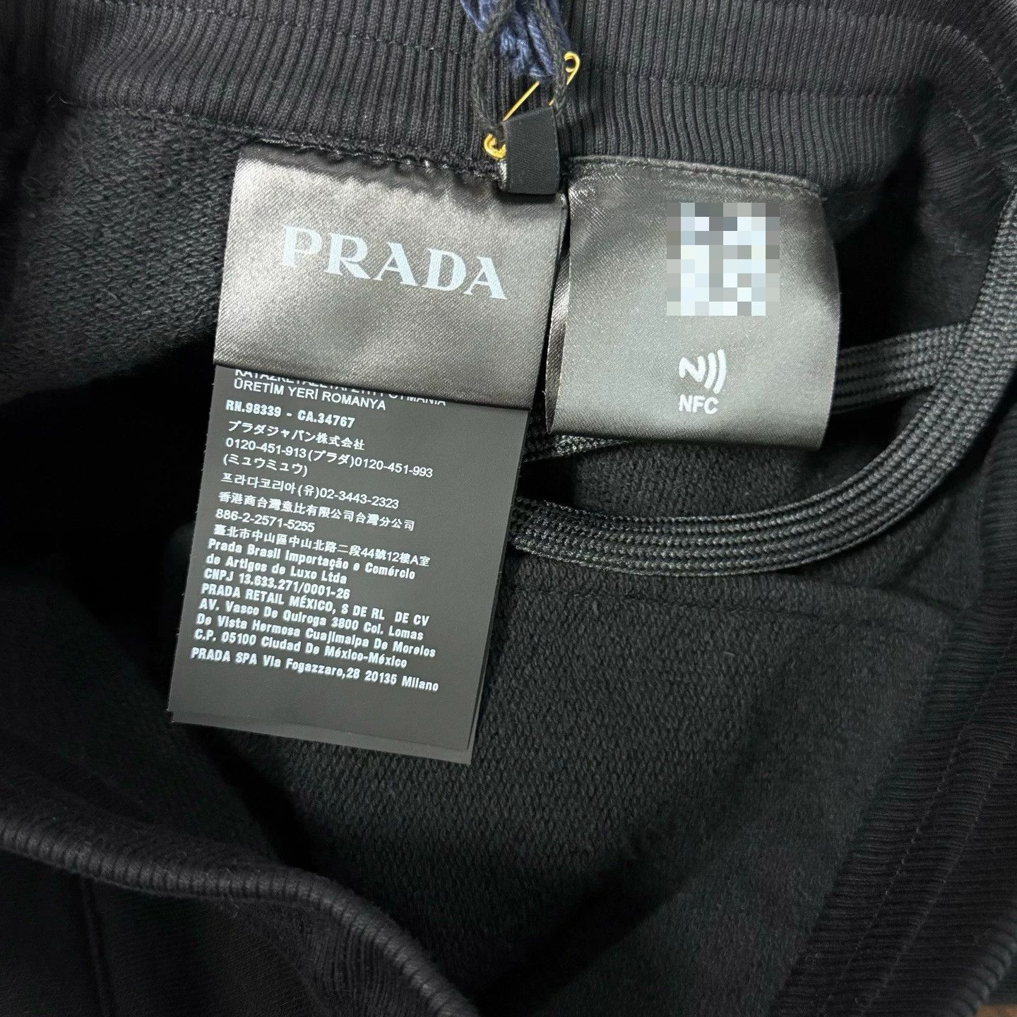 Prada Prada Lanternfish Print Combed Cotton Black L Shorts Size US 34 / EU 50 - 5 Thumbnail