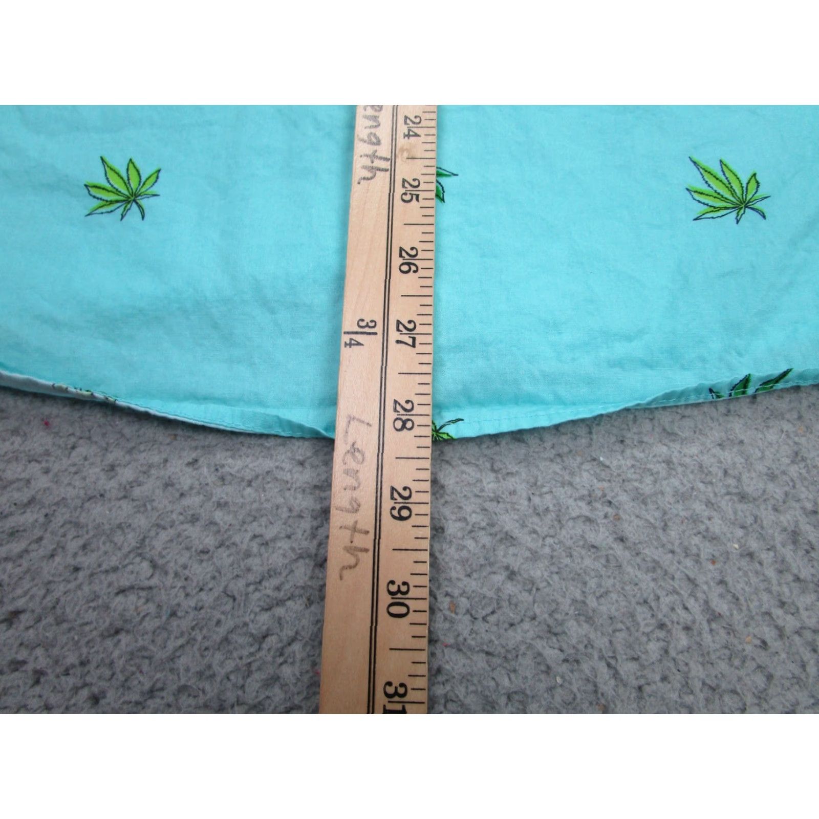 Vintage Spencers Button Up Shirt Mens XL Blue Marijuana Leaf Print Short Sleeve Casual Size US XL / EU 56 / 4 - 7 Thumbnail