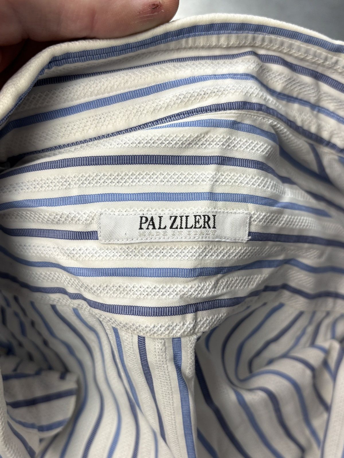 Pal Zileri 2000s Pal Zileri Dress Shirt Stripe Button Up Longsleeve Y2K Size US M / EU 48-50 / 2 - 6 Thumbnail