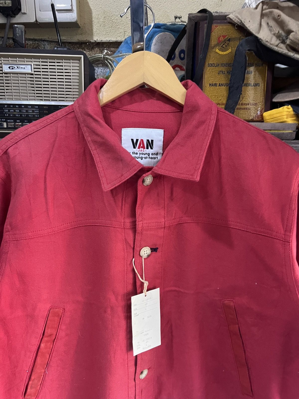 Van 🔥New Old Stock Van Button Cropped Jacket Size US M / EU 48-50 / 2 - 5 Thumbnail