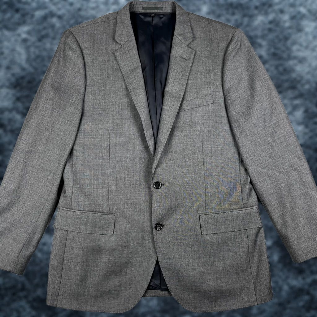 J.Crew J.CREW Ludlow Tollegno 1900 Wool Sport Coat Blazer Mens 42R Grey Suit Jacket Size 42R - 1 Thumbnail
