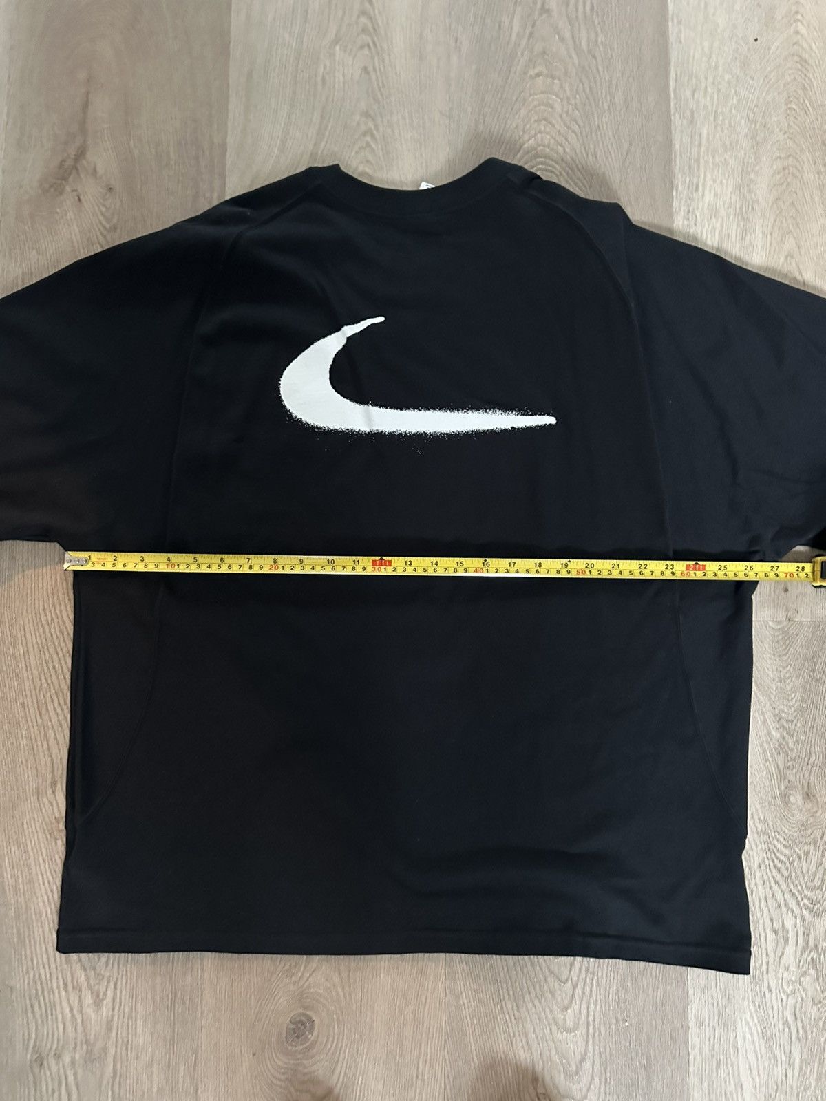 Nike × Off-White Nike Off-White Virgil Spray Paint Dot Tee Size XXL Black Size US XL / EU 56 / 4 - 4 Thumbnail