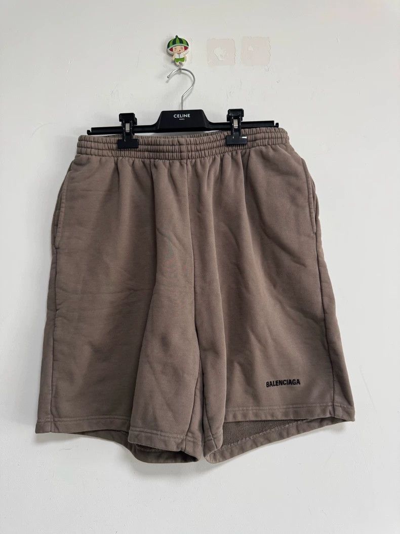 Balenciaga Balenciaga size XS Embroidered Logo Shorts, Size XS Size US 27 - 1 Thumbnail